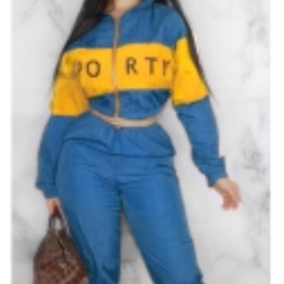 2 pc sports pants and jacket set - Picture 3 of 3